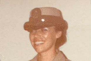 Official United States Navy headshot of Dianna Good Sky, Retired Chief Petty Officer and Sonar Technician