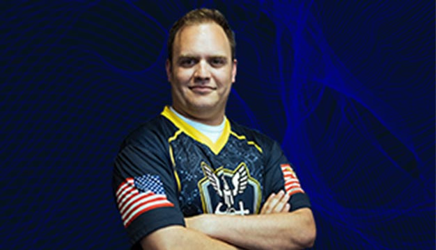 Aaron Jones of the U.S. Navy Esports Team Goats & Glory