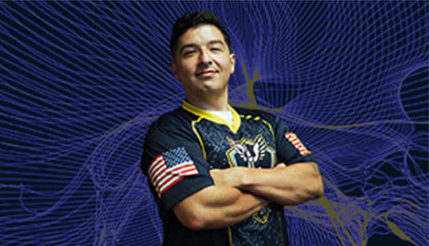 Manuel Bolanos of the U.S. Navy Esports Team Goats & Glory 