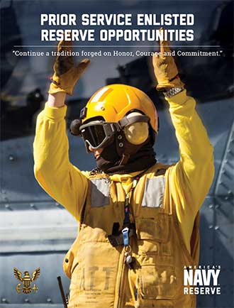 Prior Service Enlisted Reserve Opportunities Brochure Image